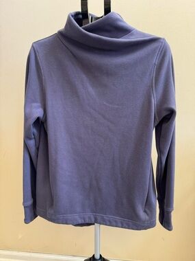 Athleta Lavender Cowl Neck Pullover
